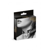 Черный чокер с замком в форме сердца - Bijoux Pour Toi - купить с доставкой в Череповце