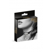 Черный чокер с двумя кольцами - Bijoux Pour Toi - купить с доставкой в Череповце