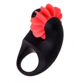 Чёрно-красное эрекционное виброкольцо Erotist - Erotist Adult Toys - в Череповце купить с доставкой