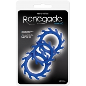 Набор из 3 синих эрекционных колец Renegade Gears - NS Novelties - в Череповце купить с доставкой