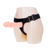 Телесный фаллоимитатор на трусиках Jessica Strap-On - 15,5 см. - Baile - купить с доставкой в Череповце