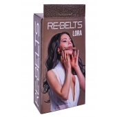 Кляп-трензель Lora с металлическими кольцами - Rebelts - купить с доставкой в Череповце