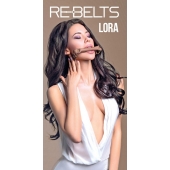 Кляп-трензель Lora с металлическими кольцами - Rebelts - купить с доставкой в Череповце