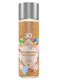 Смазка на водной основе Candy Shop Butterscotch с ароматом ирисок - 60 мл. - System JO - купить с доставкой в Череповце