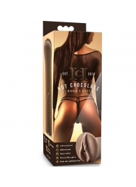 Коричневый мастубратор-вагина Nicole s Kitty - Blush Novelties - в Череповце купить с доставкой