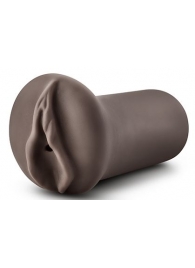 Коричневый мастубратор-вагина Nicole s Kitty - Blush Novelties - в Череповце купить с доставкой