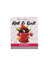 Стимулирующий презерватив-насадка Roll   Ball Raspberry - Sitabella - купить с доставкой в Череповце