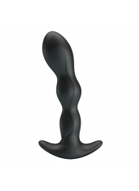 Черный анальный стимулятор простаты с вибрацией Special Anal Massager - 14,5 см. - Baile - в Череповце купить с доставкой