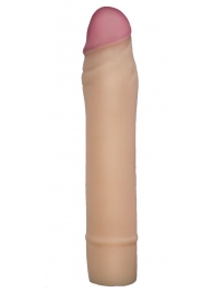 Телесная насадка-удлинитель из неоскин - 19,5 см. - LOVETOY (А-Полимер) - в Череповце купить с доставкой