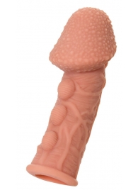 Насадка на фаллос с пузыриками, венками и ребристостью KOKOS Extreme Sleeve 09 - 12,7 см. - KOKOS - в Череповце купить с доставкой