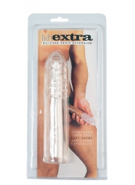 Насадка-удлинитель из прозрачного силикона LIDL EXTRA SILICONE PENIS EXTENSION - Seven Creations - в Череповце купить с доставкой