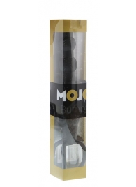 Черная ёлочка-насадка для двойного проникновения Mojo Bumpy - 15 см. - Seven Creations - в Череповце купить с доставкой