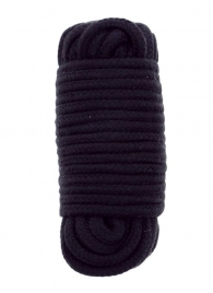 Черная веревка для связывания BONDX LOVE ROPE - 10 м. - Dream Toys - купить с доставкой в Череповце