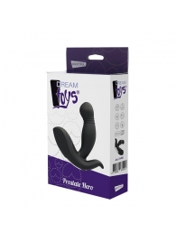 Черный вибромассажер простаты PROSTATE HERO - Dream Toys - в Череповце купить с доставкой