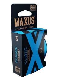Классические презервативы в железном кейсе MAXUS Classic - 3 шт. - Maxus - купить с доставкой в Череповце