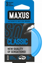 Классические презервативы в железном кейсе MAXUS Classic - 3 шт. - Maxus - купить с доставкой в Череповце