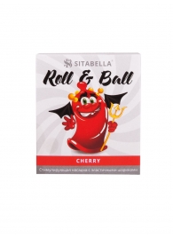 Стимулирующий презерватив-насадка Roll   Ball Cherry - Sitabella - купить с доставкой в Череповце