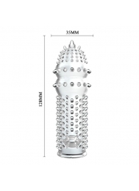 Закрытая прозрачная насадка Crystal sleeve - 14,2 см. - Erowoman-Eroman - в Череповце купить с доставкой