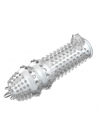 Закрытая прозрачная насадка Crystal sleeve - 14,2 см. - Erowoman-Eroman - в Череповце купить с доставкой