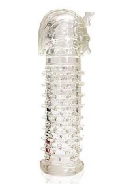 Закрытая прозрачная насадка на пенис Crystal Sleeve Faraon - 13,5 см. - Erowoman-Eroman - в Череповце купить с доставкой