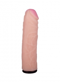 Черный пояс-трусики с насадкой  Гламур Dana  - 15,5 см. - LOVETOY (А-Полимер) - купить с доставкой в Череповце