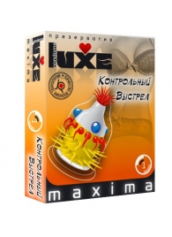 Презерватив LUXE Maxima  Контрольный Выстрел  - 1 шт. - Luxe - купить с доставкой в Череповце