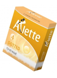 Презервативы Arlette Dotted с точечной текстурой - 3 шт. - Arlette - купить с доставкой в Череповце