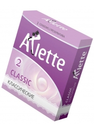 Классические презервативы Arlette Classic - 3 шт. - Arlette - купить с доставкой в Череповце