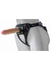 Универсальный мягкий пояс с насадкой Hard brutal BDSM-КОНСУЛ - 17 см. - LOVETOY (А-Полимер) - купить с доставкой в Череповце