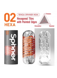 Мастурбатор SPINNER Hexa - Tenga - в Череповце купить с доставкой