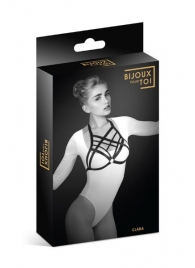Черная упряжь на грудь Clara - Bijoux Pour Toi - купить с доставкой в Череповце