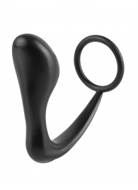 Эрекционное кольцо с анальной пробкой Ass-Gasm Cockring Plug - Pipedream - в Череповце купить с доставкой
