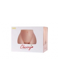 Мастурбатор-полуторс Cherry с вибрацией и двумя любовными тоннелями - KOKOS - в Череповце купить с доставкой