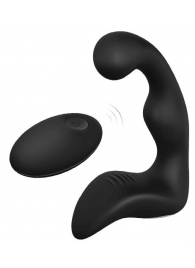 Черный вибромассажер простаты REMOTE BOOTY PLEASER - Dream Toys - в Череповце купить с доставкой