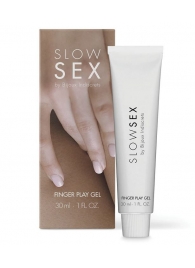 Гель для мастурбации с ароматом кокоса Slow Sex Finger Play Gel - 30 мл. - Bijoux Indiscrets - купить с доставкой в Череповце
