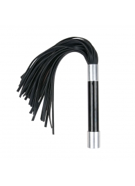 Черная плеть Easytoys Flogger With Metal Grip - 38 см. - Easy toys - купить с доставкой в Череповце