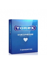 Гладкие презервативы Torex  Классические  - 3 шт. - Torex - купить с доставкой в Череповце