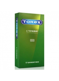 Текстурированные презервативы Torex  С точками  - 12 шт. - Torex - купить с доставкой в Череповце