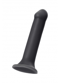 Черный фаллос на присоске Silicone Bendable Dildo XL - 20 см. - Strap-on-me - купить с доставкой в Череповце