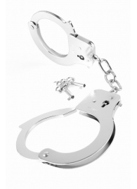 Металлические серебристые наручники Designer Metal Handcuffs - Pipedream - купить с доставкой в Череповце