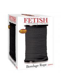 Черная веревка для связывания Bondage Rope - 60,9 м. - Pipedream - купить с доставкой в Череповце