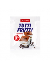 Пробник гель-смазки Tutti-frutti со вкусом тирамису - 4 гр. - Биоритм - купить с доставкой в Череповце