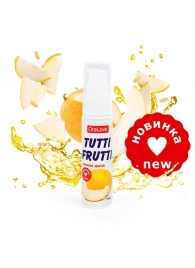 Гель-смазка Tutti-frutti со вкусом сочной дыни - 30 гр. - Биоритм - купить с доставкой в Череповце