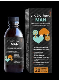 Мужской биогенный концентрат для усиления эрекции Erotic hard Man - 250 мл. - Erotic Hard - купить с доставкой в Череповце