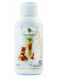Интимный гель-смазка JUICY FRUIT с ароматом солёной карамели - 100 мл. - БиоМед - купить с доставкой в Череповце