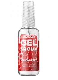 Интимный лубрикант EGZO AROMA с ароматом клубники - 50 мл. - EGZO - купить с доставкой в Череповце