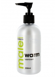 Лубрикант с согревающим эффектом MALE Cobeco Warm Lubricant - 250 мл. - Cobeco - купить с доставкой в Череповце