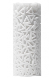 Белый 3D мастурбатор PILE - Tenga - в Череповце купить с доставкой