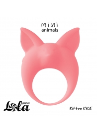 Оранжевое эрекционное кольцо Kitten Kyle - Lola Games - в Череповце купить с доставкой