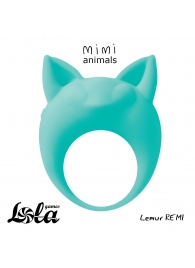 Зеленое эрекционное кольцо Lemur Remi - Lola Games - в Череповце купить с доставкой